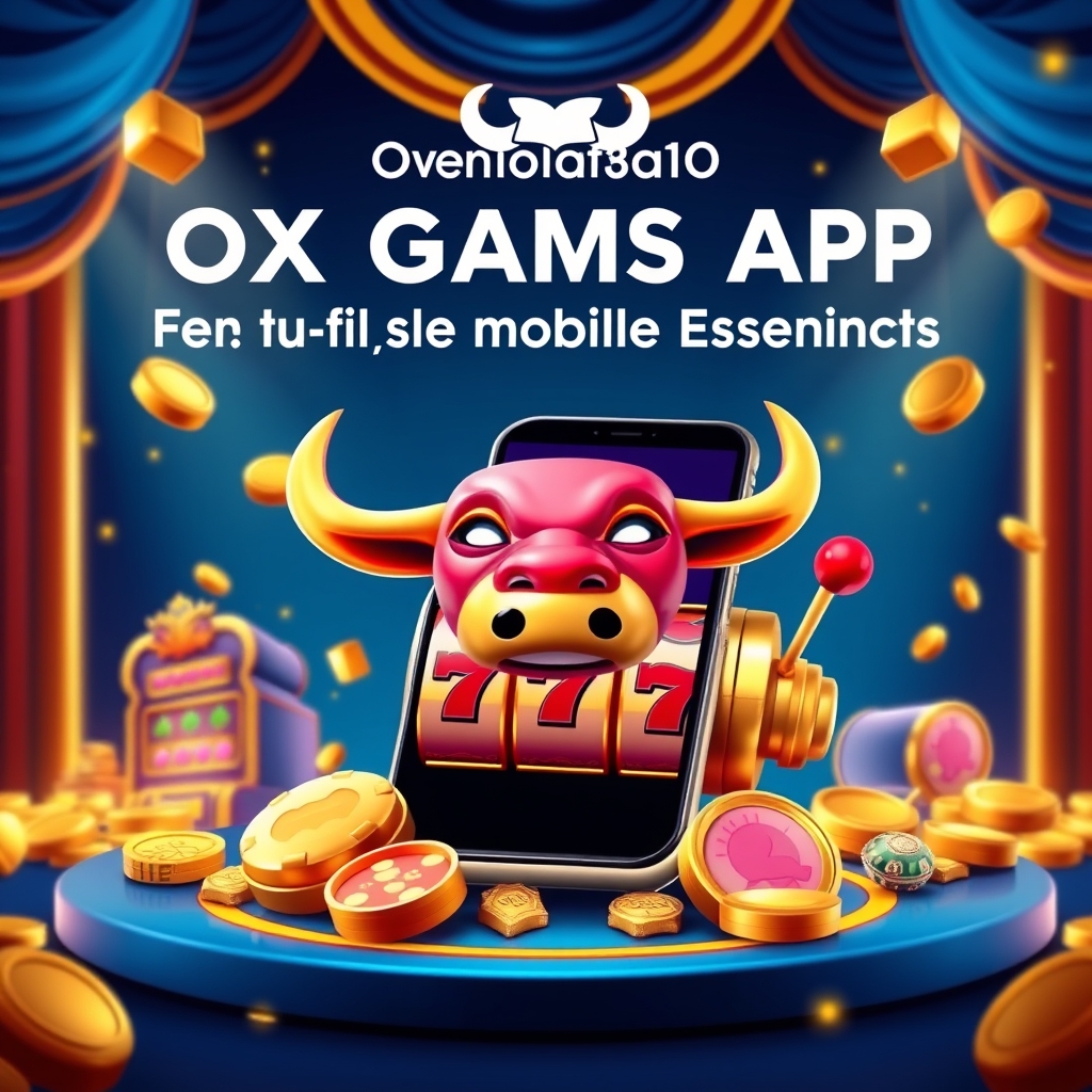 Editorial banner illustrating Download Ox Games App For the Ultimate Mobile Casino Experience at Ox Games