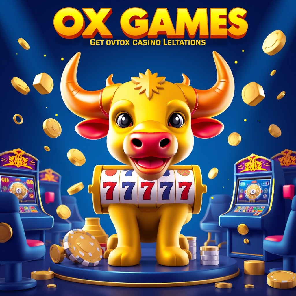Ox Games is ox games legit — vibrant online casino gameplay with glowing slot reels and gold chips in Pakistan