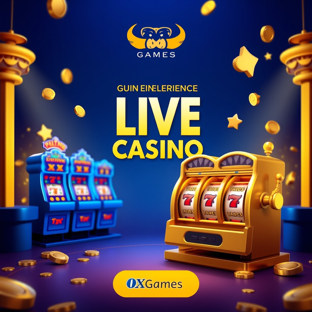 Editorial banner illustrating Experience Authentic Live Casino Action at Ox Games at Ox Games