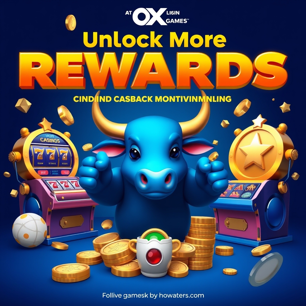 Ox Games promotion — vibrant online casino gameplay with glowing slot reels and gold chips in Pakistan